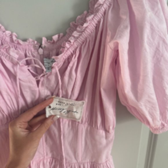 SaboSkirt Nyrobi Dress || Pink Corset Waist Mini Dress - Picture 7 of 10